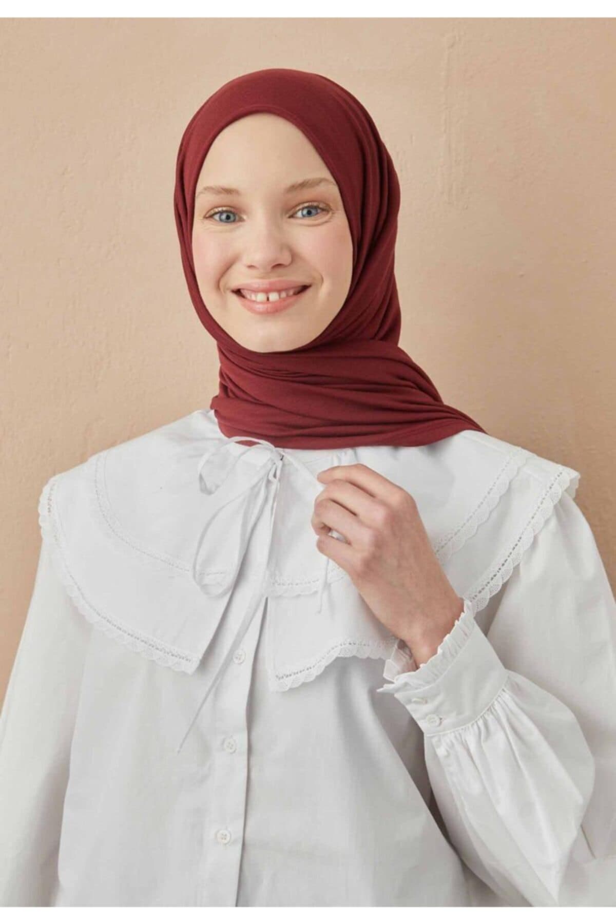 Fresh Scarfs Penye Şal Bordo ürün görseli 4