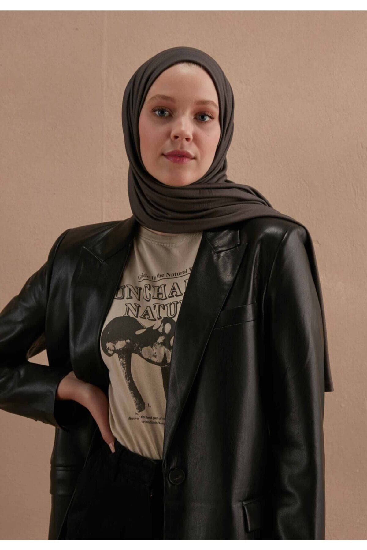 Fresh Scarfs Penye Şal Antrasit ürün görseli 3