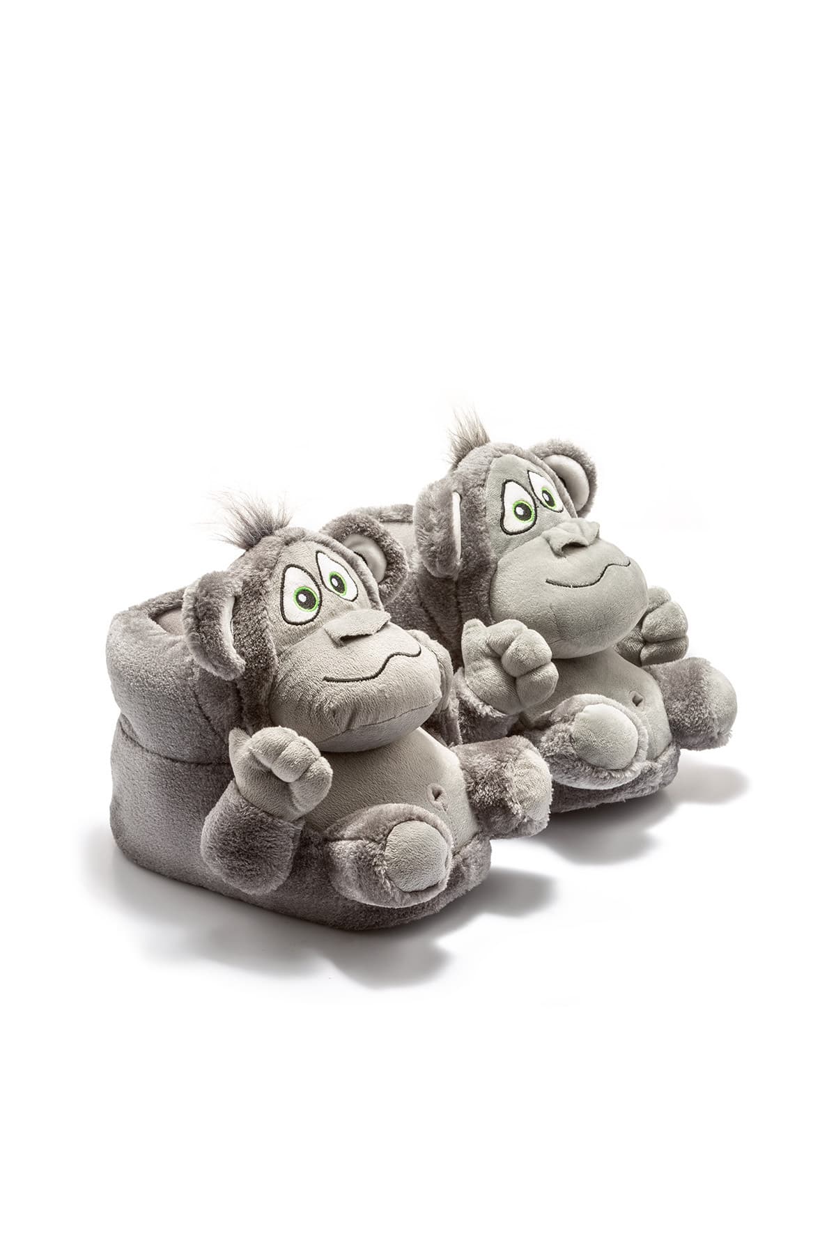 Monkey Unisex Hayvanlı Panduf Gri 36/43 ürün görseli 1