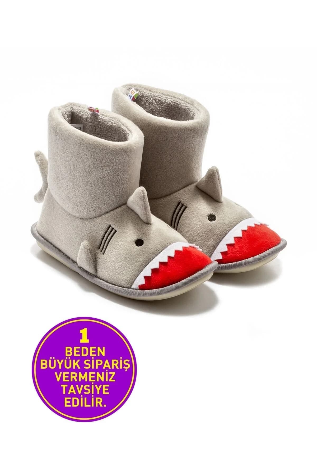 New Shark Çocuk Ev Botu Gri 30/35 ürün görseli 1